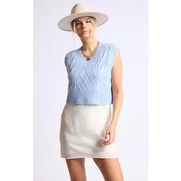 Clarke Cable Knit Sweater Vest