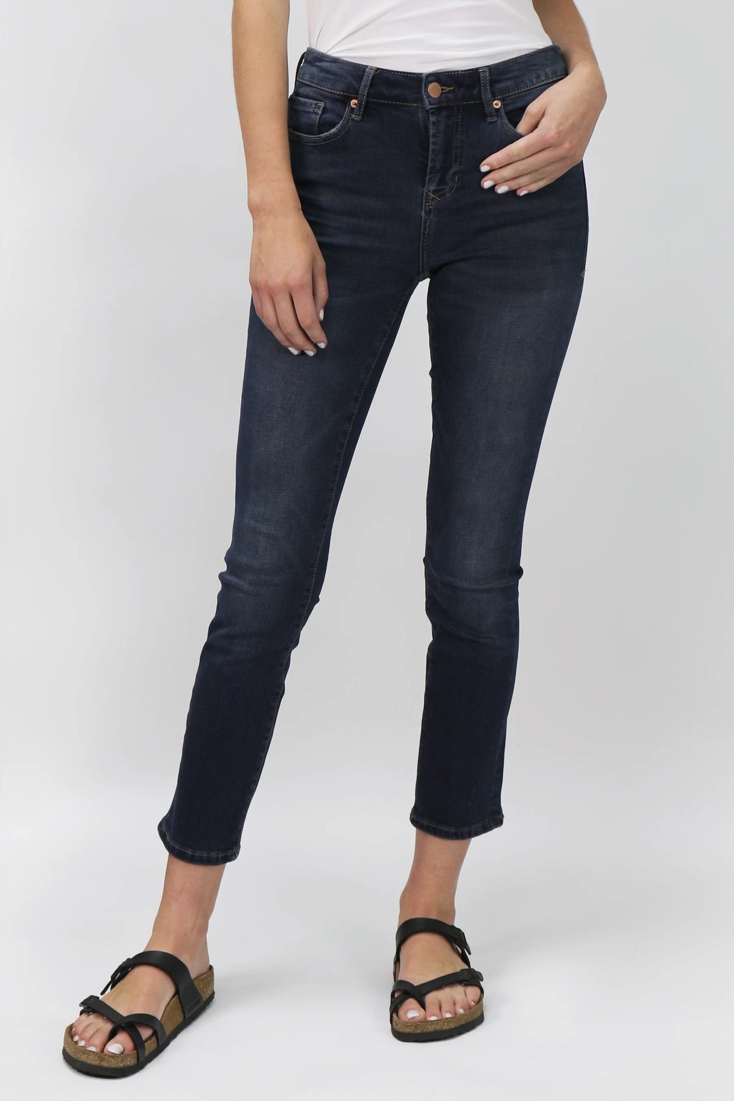 Dear John - Blaire High Rise Ankle Slim Straight Jeans