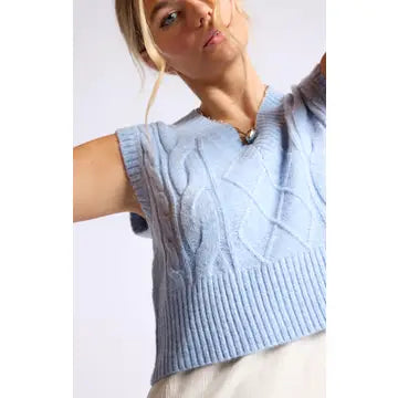 Clarke Cable Knit Sweater Vest
