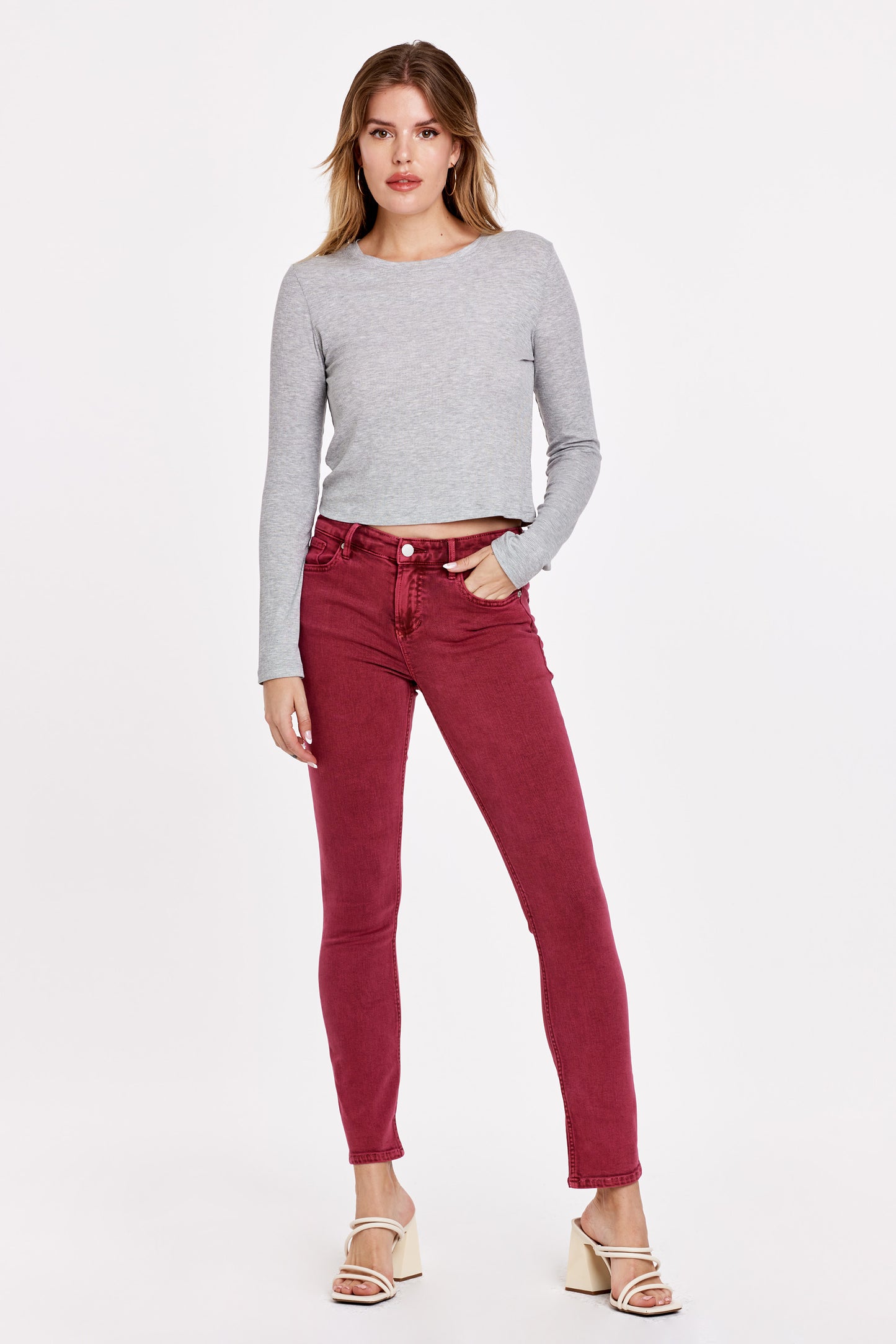 Dear John - Blaire High Rise Ankle Slim Straight Jeans