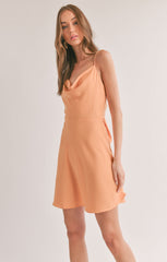 Jess Crowl Tieback Mini Dress