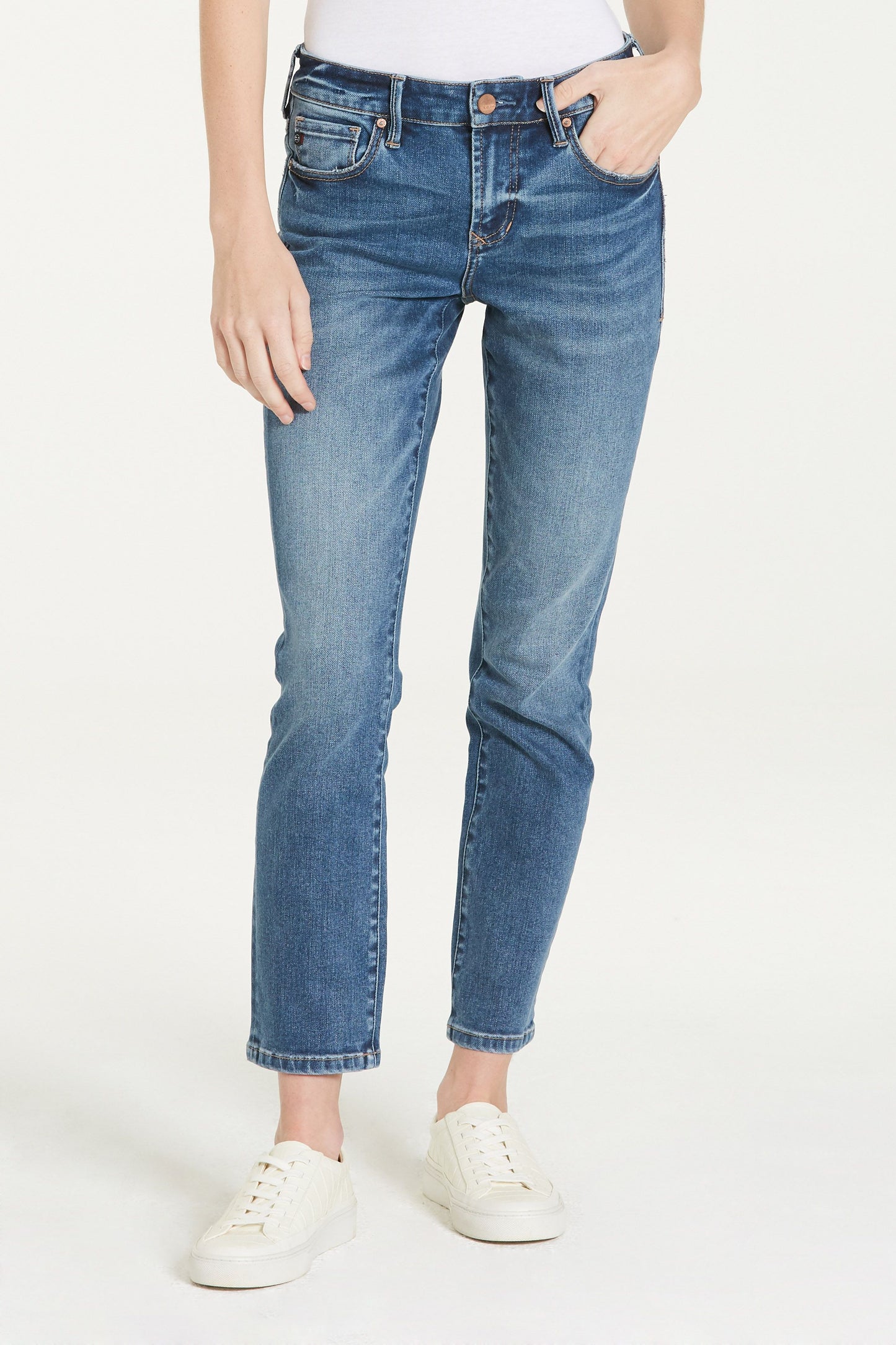 Dear John - Blaire High Rise Ankle Slim Straight Jeans