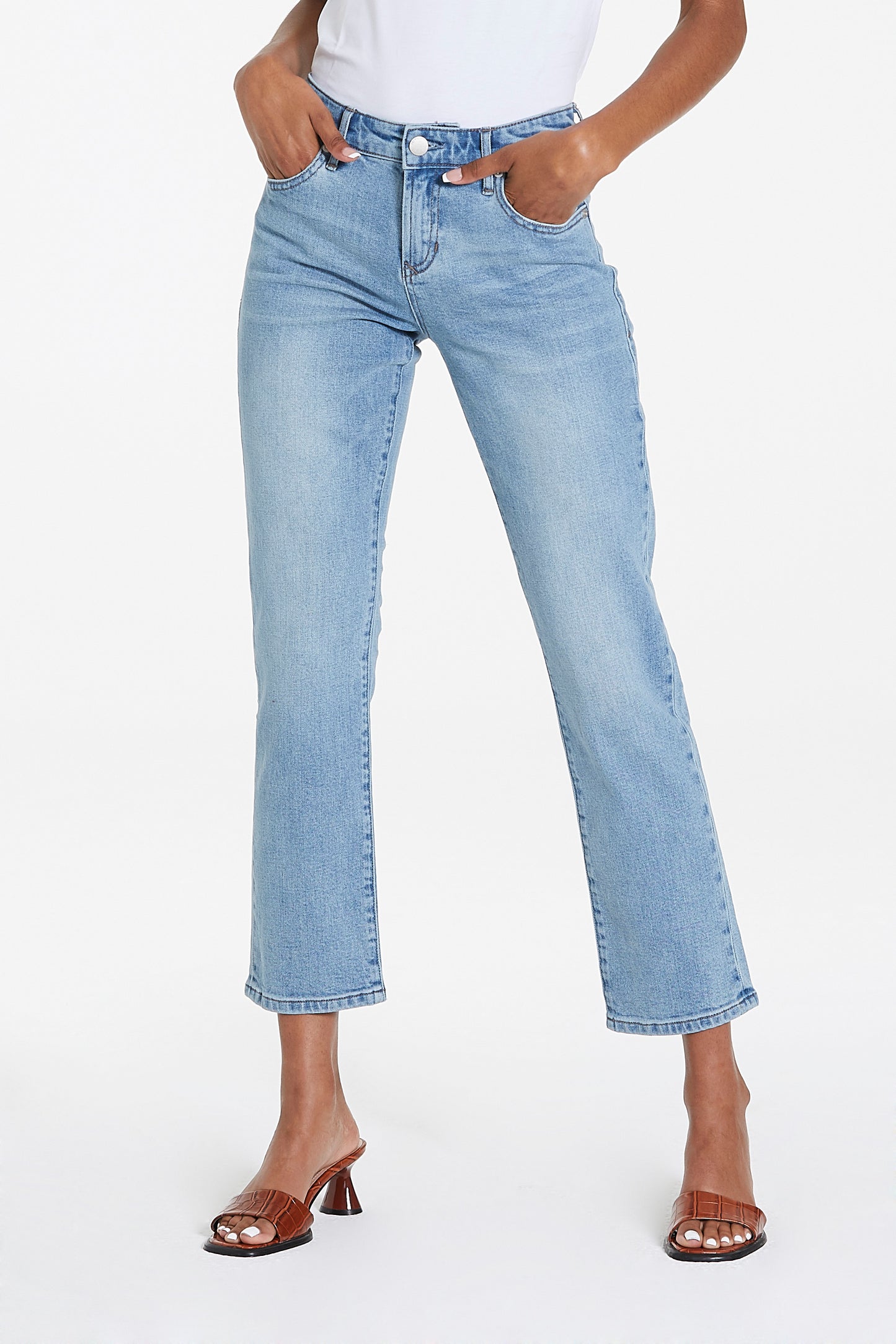 Dear John - Blaire High Rise Ankle Slim Straight Jeans