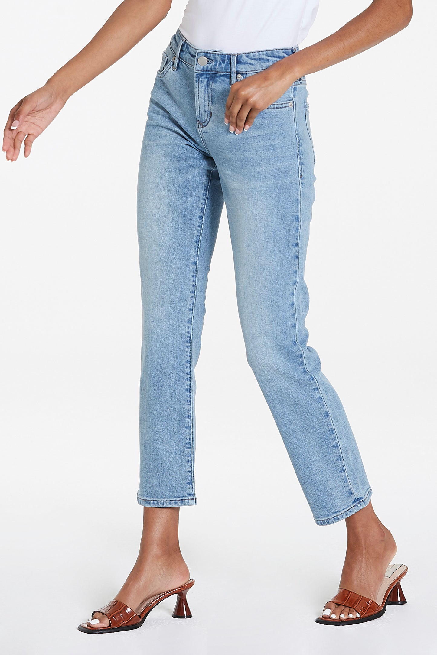 Dear John - Blaire High Rise Ankle Slim Straight Jeans