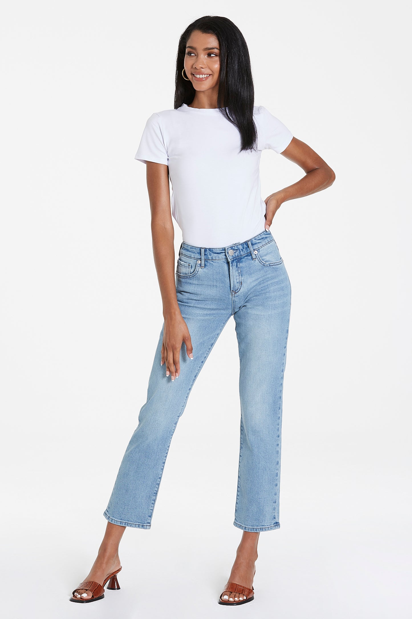 Dear John - Blaire High Rise Ankle Slim Straight Jeans
