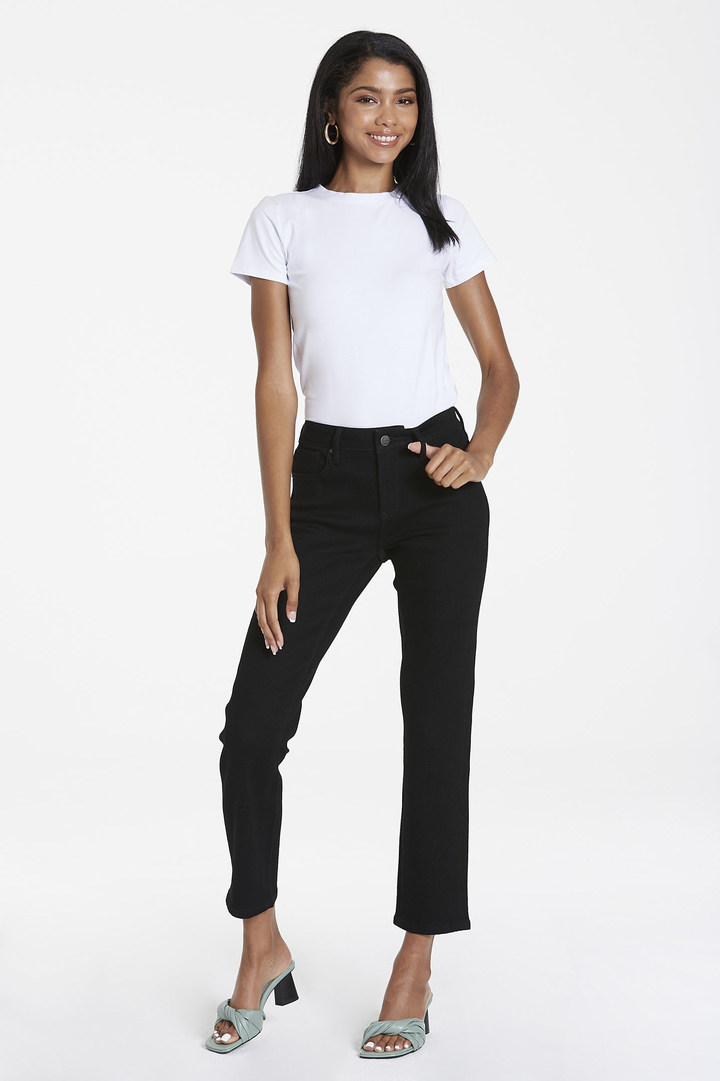Dear John - Blaire High Rise Ankle Slim Straight Jeans
