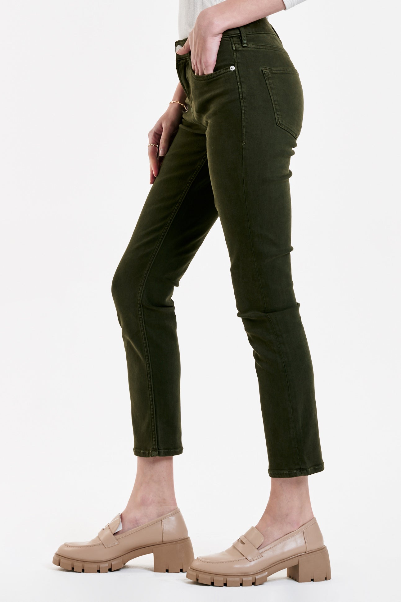 Dear John - Blaire High Rise Ankle Slim Straight Jeans