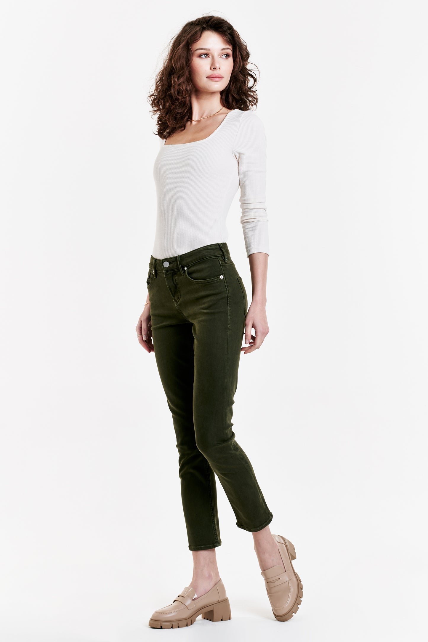 Dear John - Blaire High Rise Ankle Slim Straight Jeans