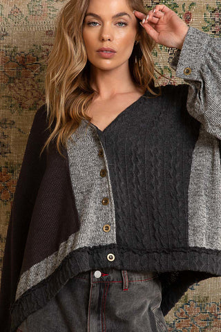 Button Down Knit Cardigan Sweater