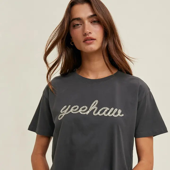 'Yeehaw' Knit Tee