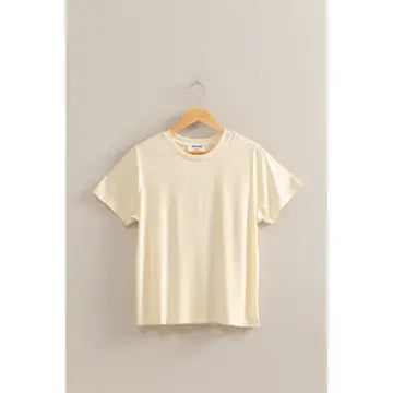 Basic Round Neck Short Sleeve T Shirt