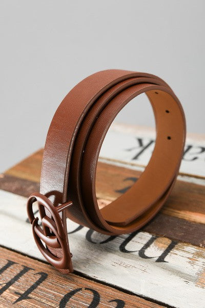Basic Matte GG Buckle Belt