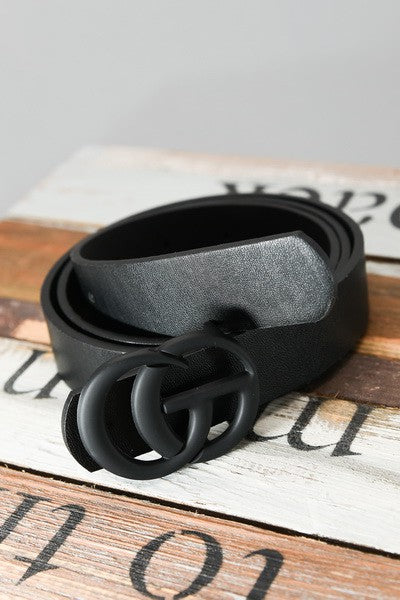 Basic Matte GG Buckle Belt