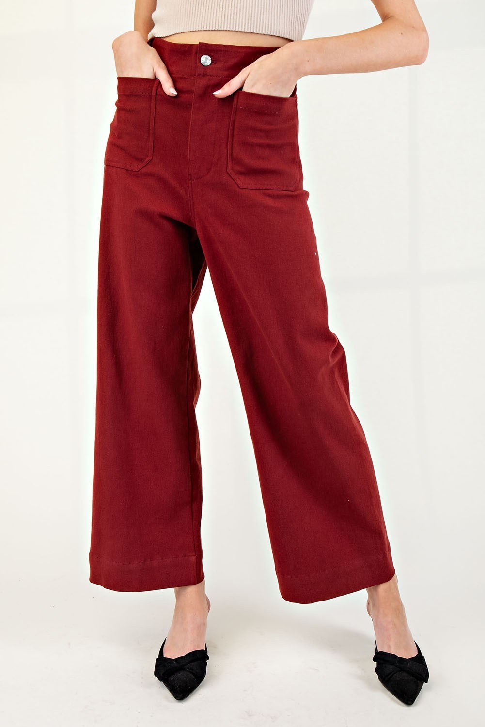 Soft Washed Wide Leg Pants