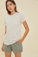 Garment Collared Dyed Cotton Tee