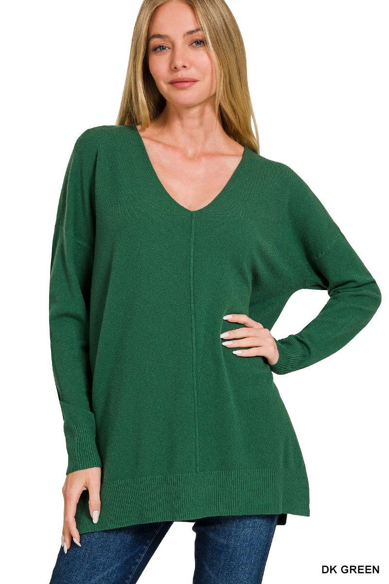 Viscose Front Seam Sweater