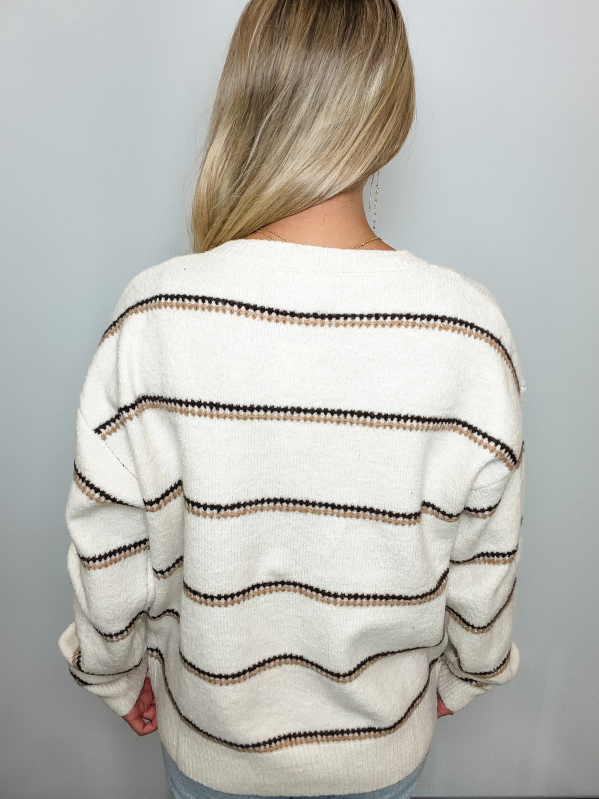 Striped Crew Neck Sweater