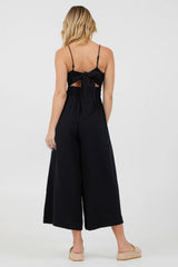 Vintage Havana - Lightweight Tie Front Jumpsuit