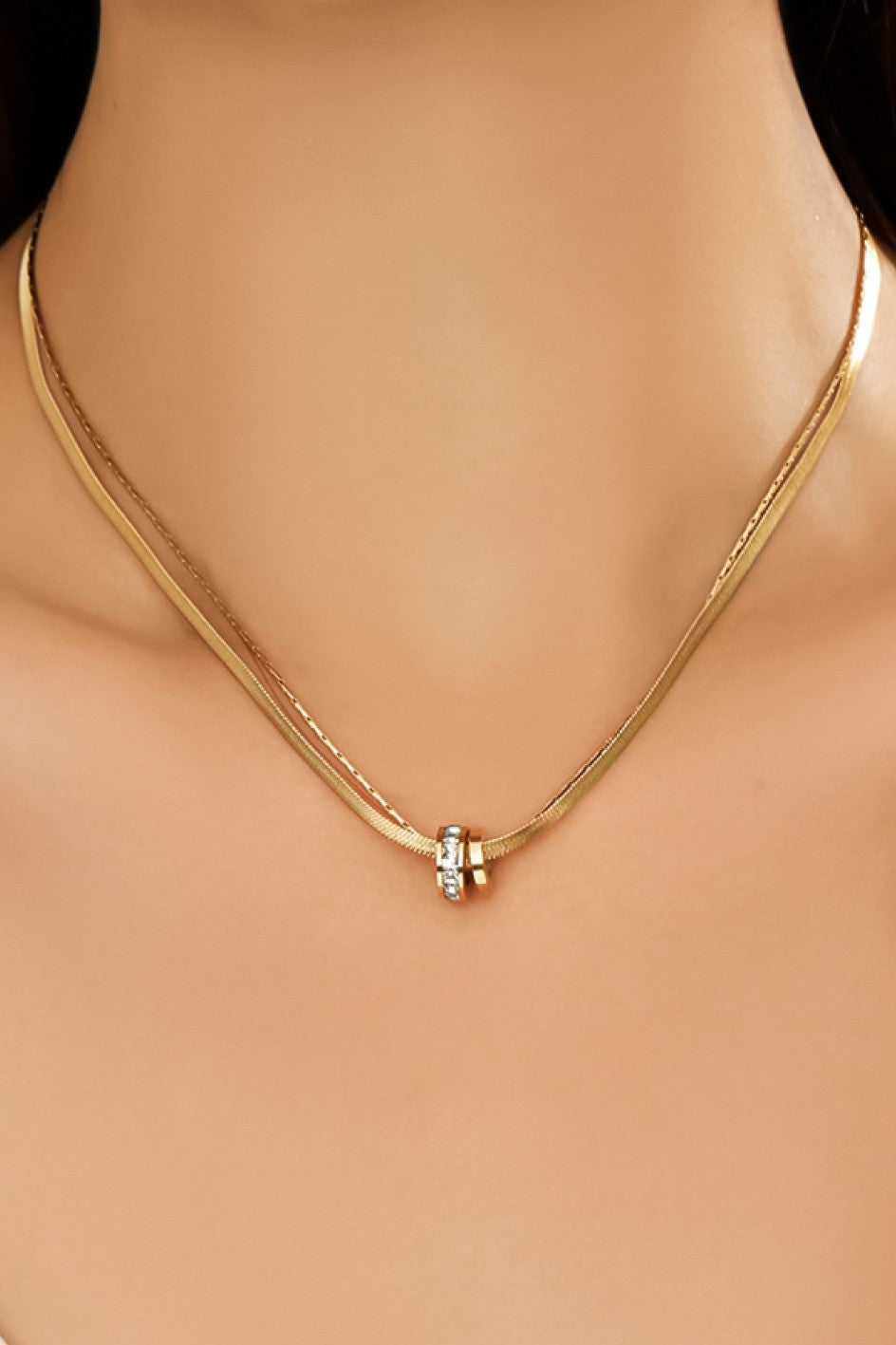 18K Waterproof Stainless Steel Chain Necklace