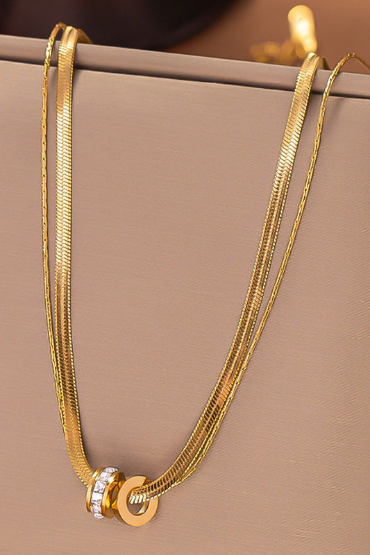 18K Waterproof Stainless Steel Chain Necklace