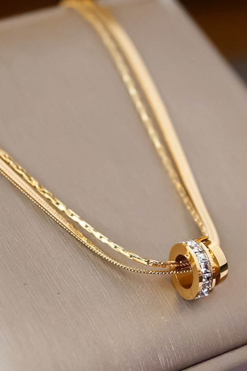 18K Waterproof Stainless Steel Chain Necklace