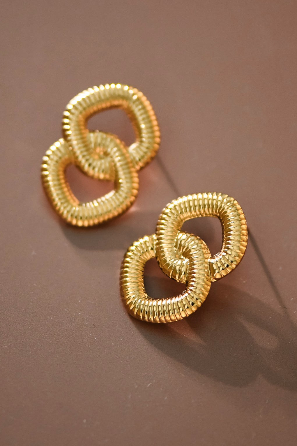 18K Waterproof Stainless Steel Stud Earrings