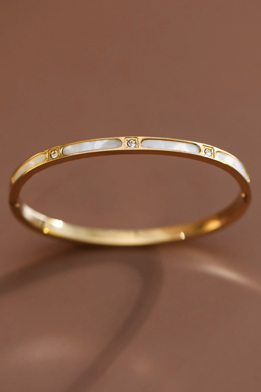 18K Waterproof Stainless Steel Bangle