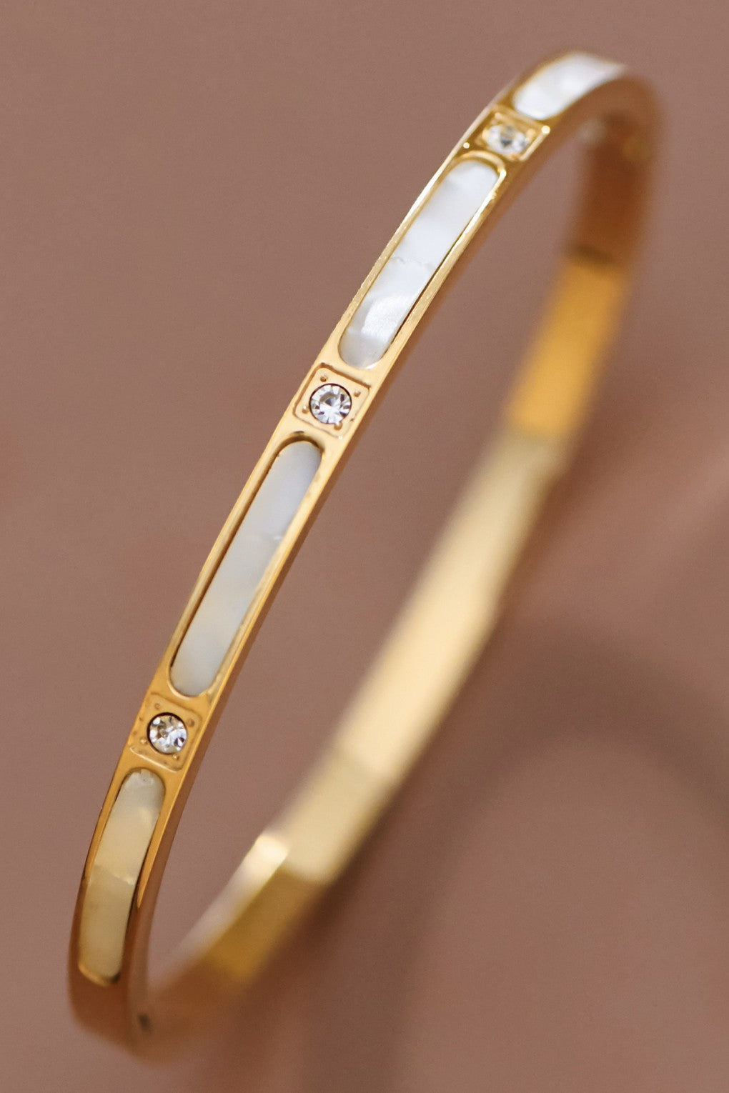 18K Waterproof Stainless Steel Bangle