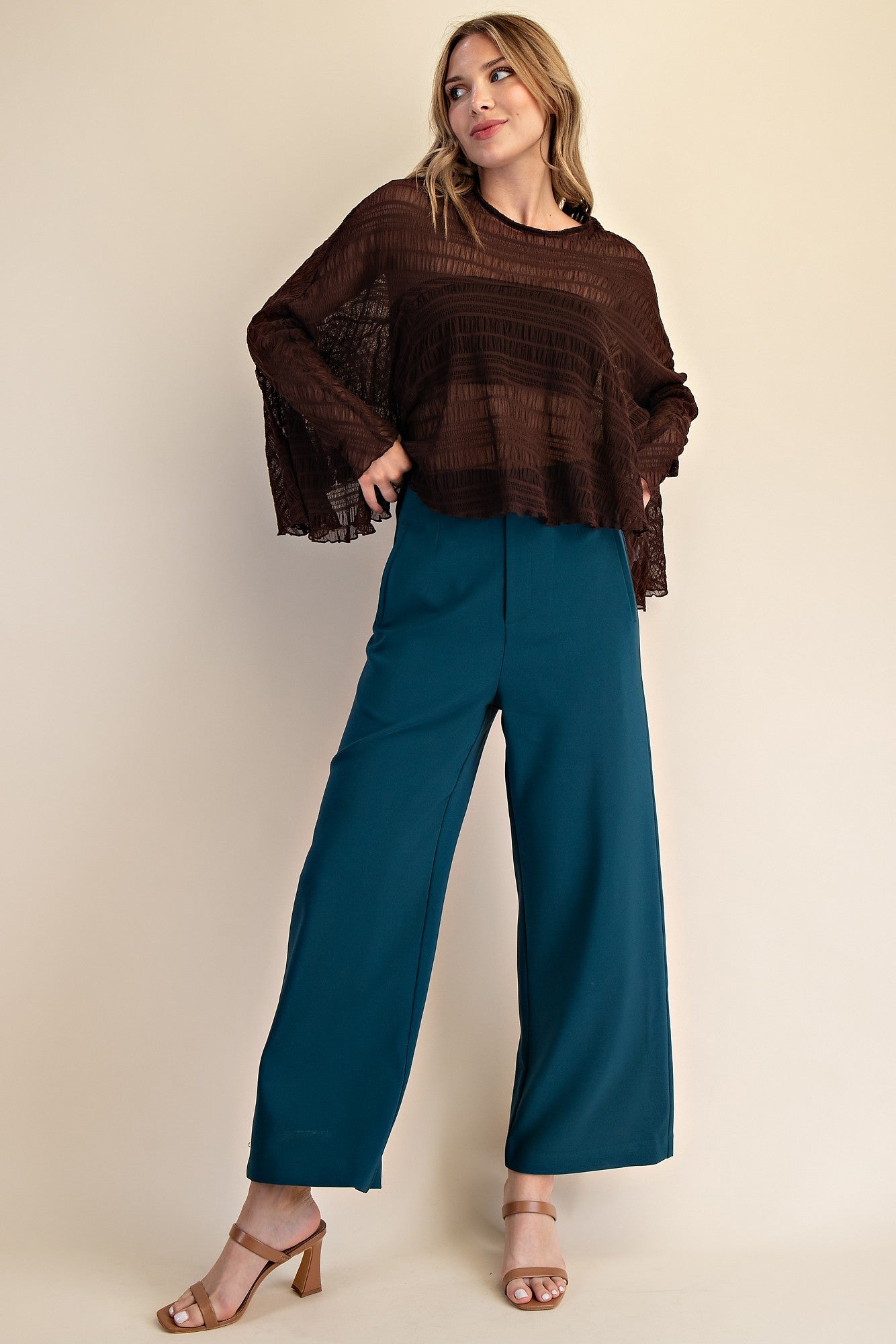 High Waist Wide Pants