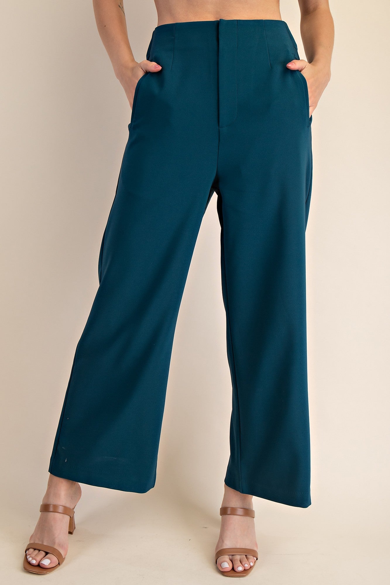 High Waist Wide Pants