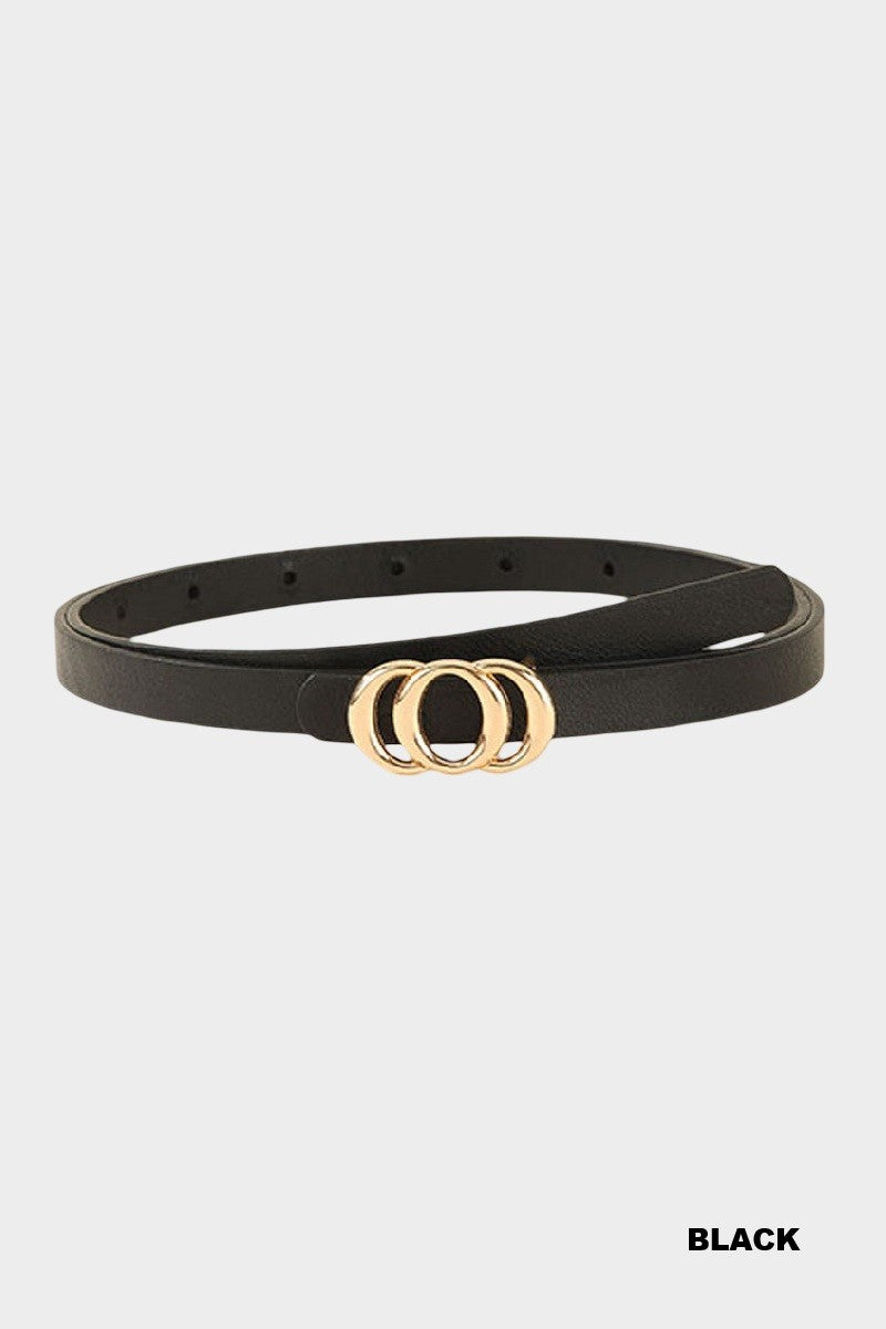 Triple Ring Fashion Belt