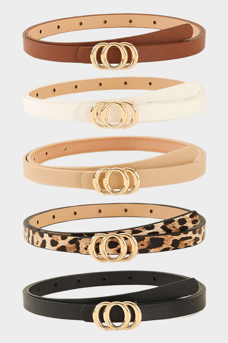 Triple Ring Fashion Belt