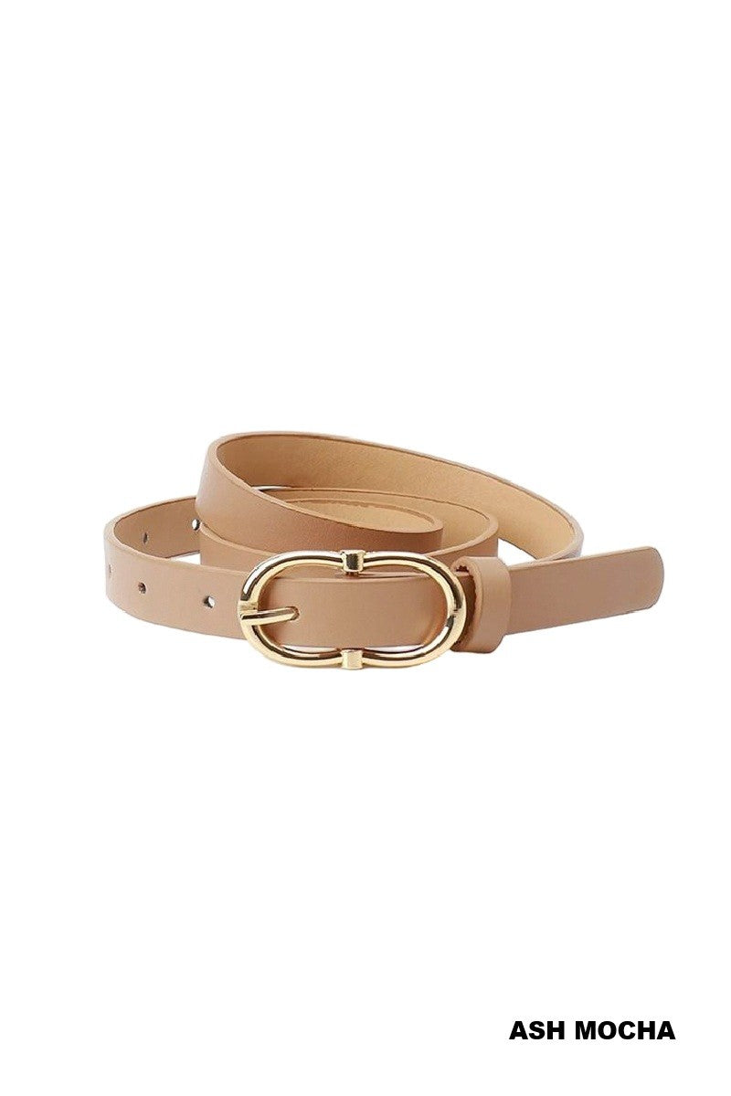 Double Ring Pin Buckle Fashion Belt