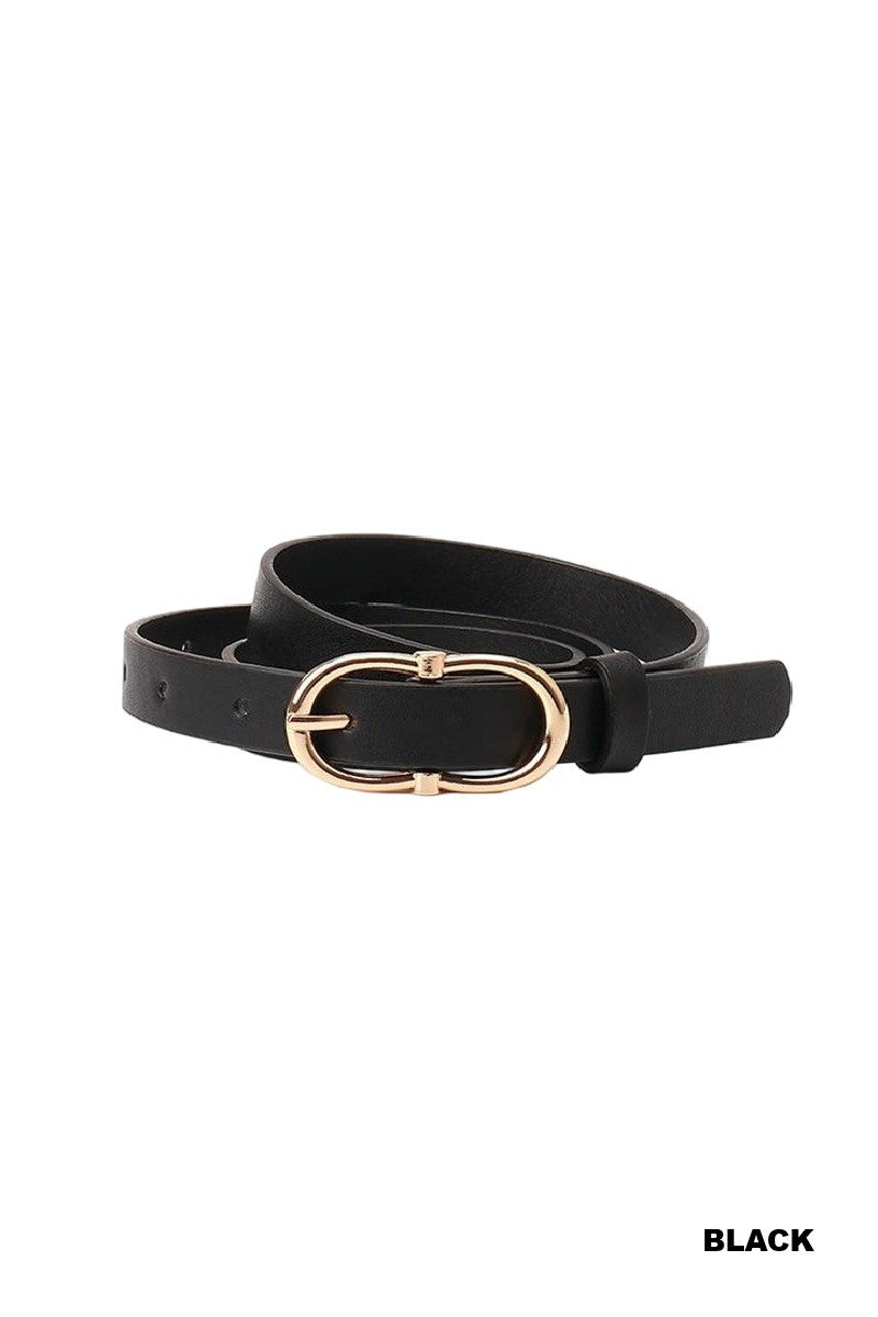 Double Ring Pin Buckle Fashion Belt