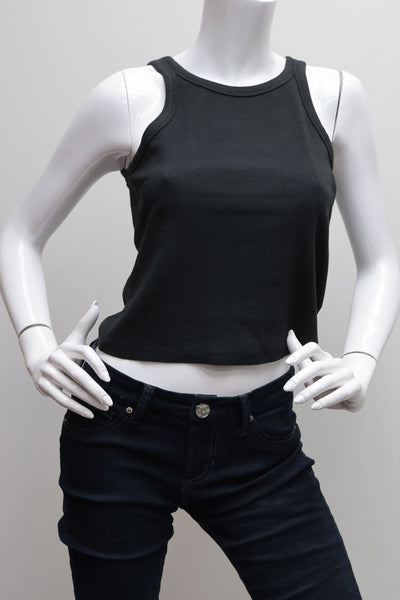 Tamia Cropped Racer Tank