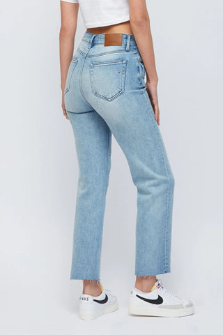 Tracey High Rise Cropped Straight Jeans