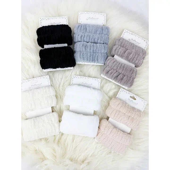 Neutral Tone Towel Wrist Bands