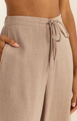 Cortez Cropped Linen Pant
