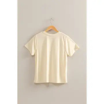 Basic Round Neck Short Sleeve T Shirt