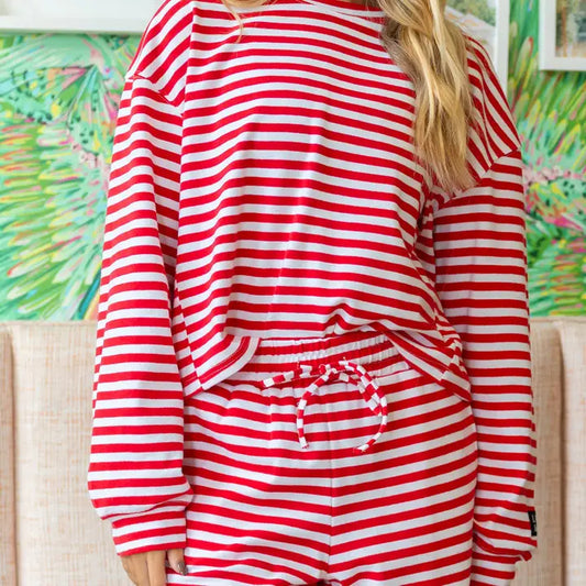Lulu Mac Stripe Long Sleeve Top
