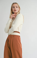 Lois Cable Sweater