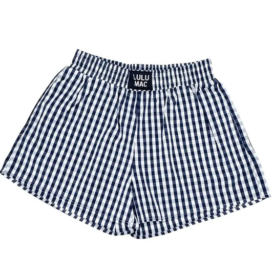 Lulu Mac Gingham Boxer Shorts