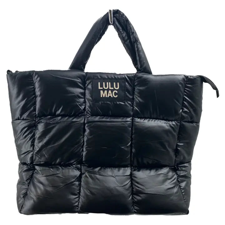 Lulu Mac Large Puffer Metallic Handbag