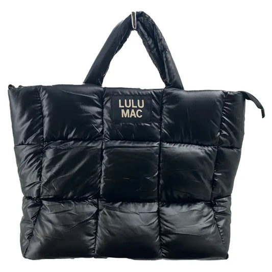 Lulu Mac Large Puffer Metallic Handbag