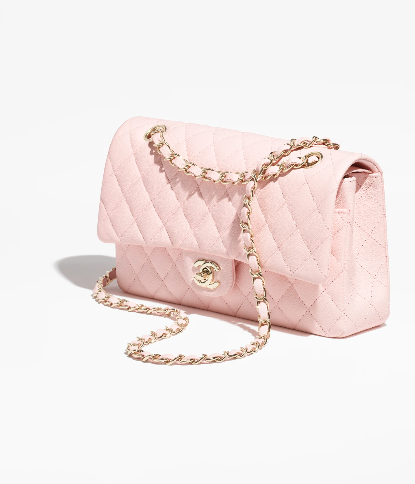 Designer-Inspired Classic 11.12 Light Pink Handbag