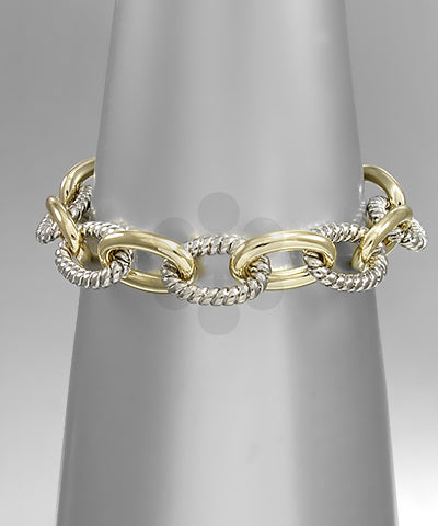 Oval Chain Link Bracelet