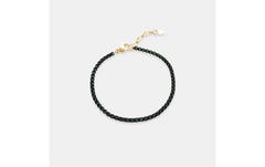 Black Enamel Chain Bracelet