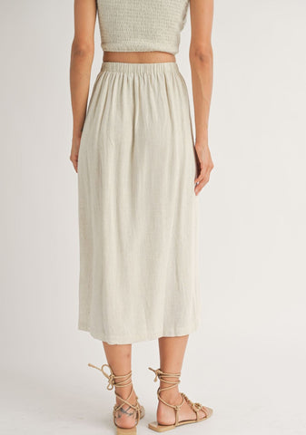 Sugarloaf Wrap Front Maxi Skirt