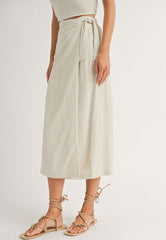 Sugarloaf Wrap Front Maxi Skirt