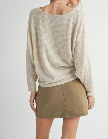 Billie Ots Dolman Sleeve Knit Top